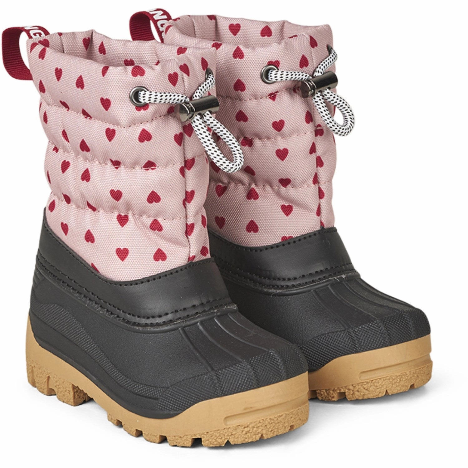 Lifestyle Modular Modern Essentials Angulus Rose Hearts Print Thermal-Boot Med Woolfoer