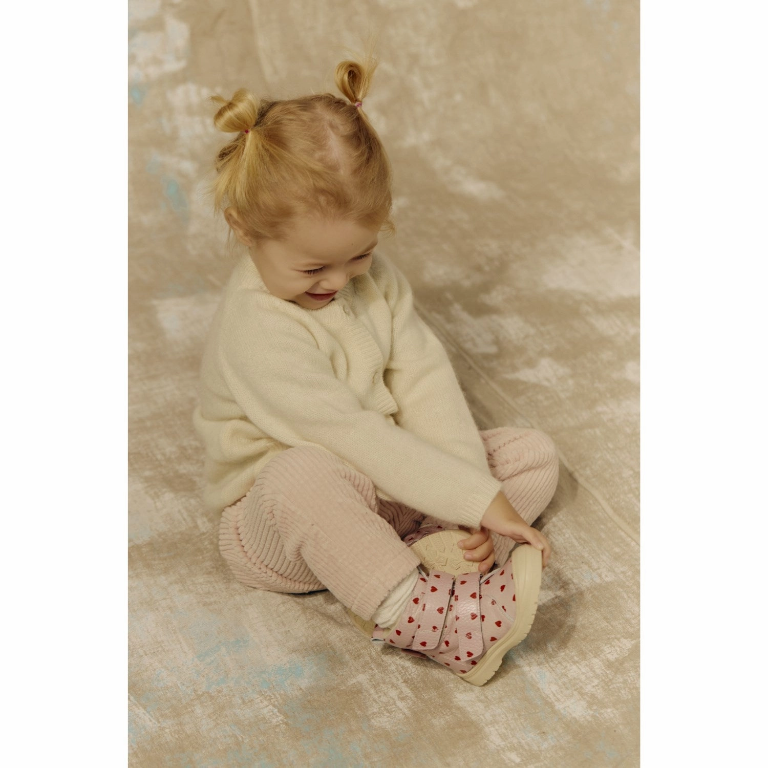 Daily Build Go-Anywhere Style Angulus Rose Hearts Tex-Leatherst?Vle Med Merino Woolfoer Og Hjerteprint