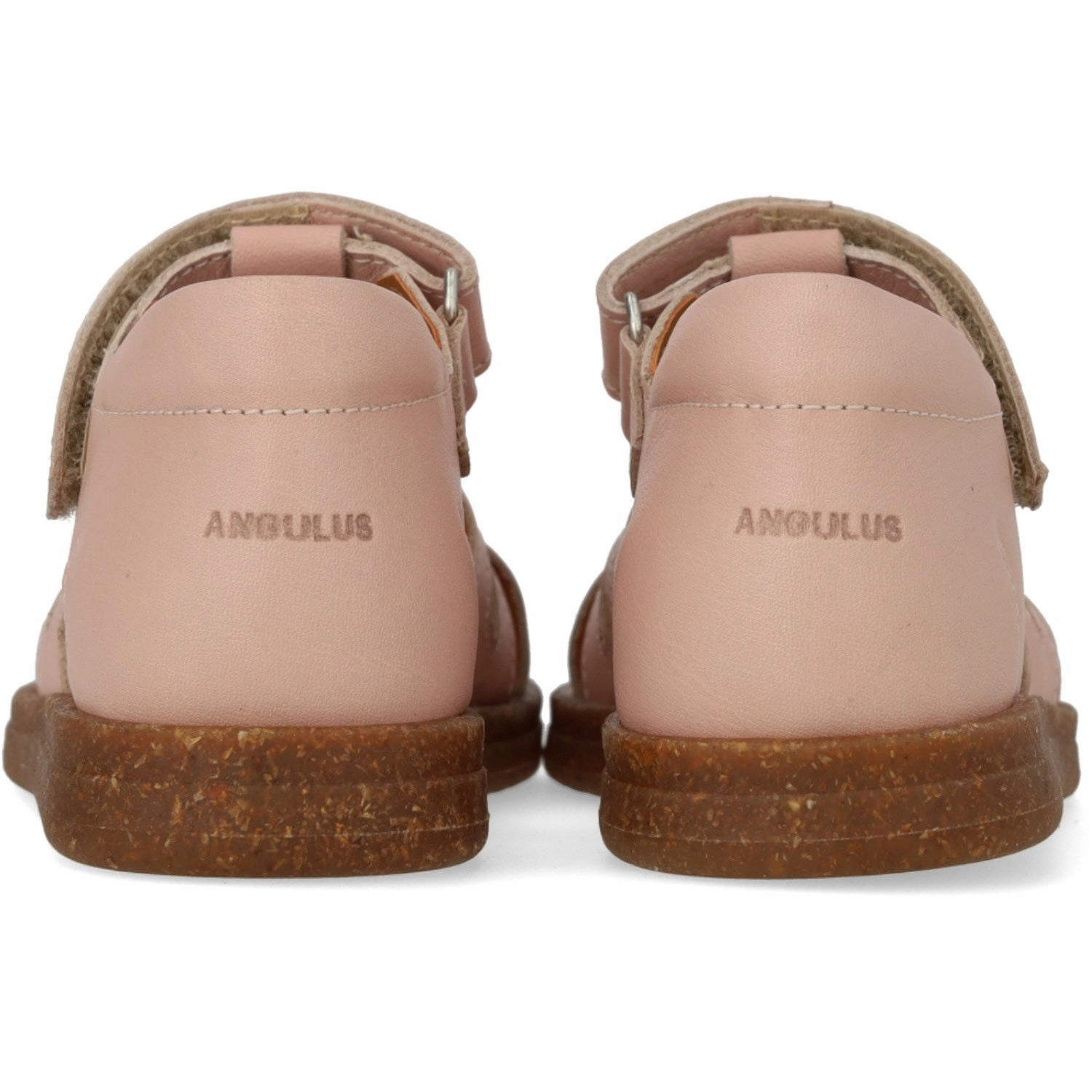 Angulus Rosebud/Rosebud Glitter Leather Heart Sandal With Sparkling Glitter Heart Utility In Style Shaped For Flow