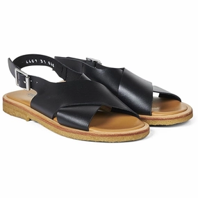 Angulus Sandal W. Buckle Black Hybrid Life Layered Utility