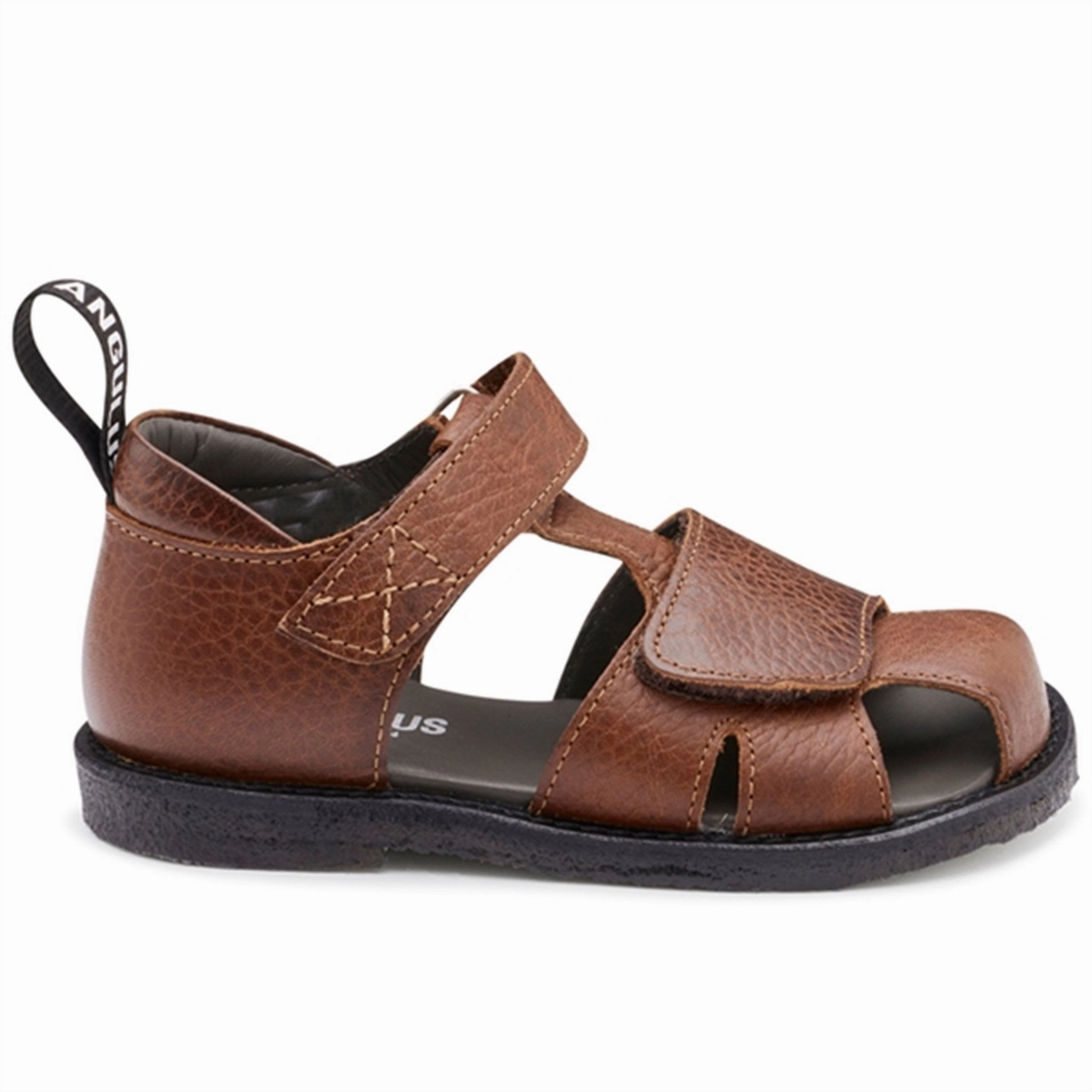 Angulus Sandal W. Velcro Cognac Move-Ready Looks