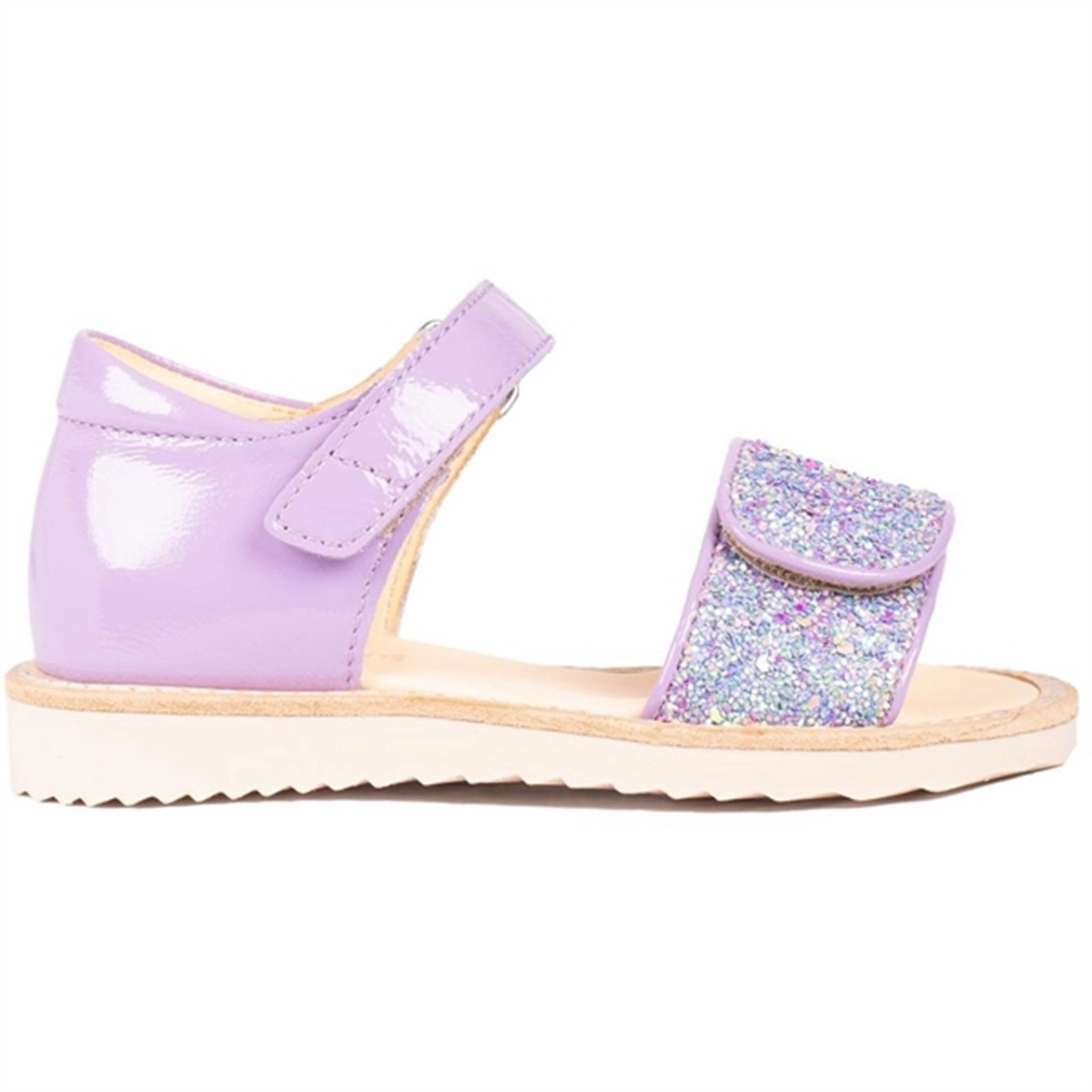 Precision-Made Angulus Sandals Lilac/Confetti Glitter