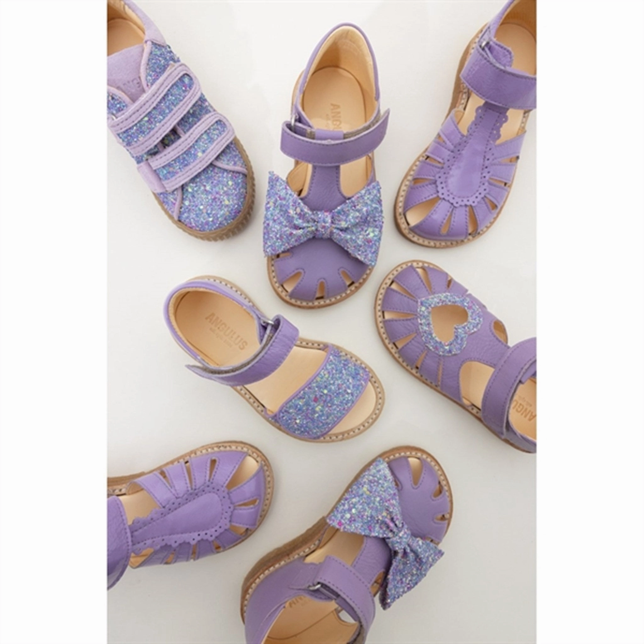 Angulus Sandals Lilac Live-Core Essential Uniform