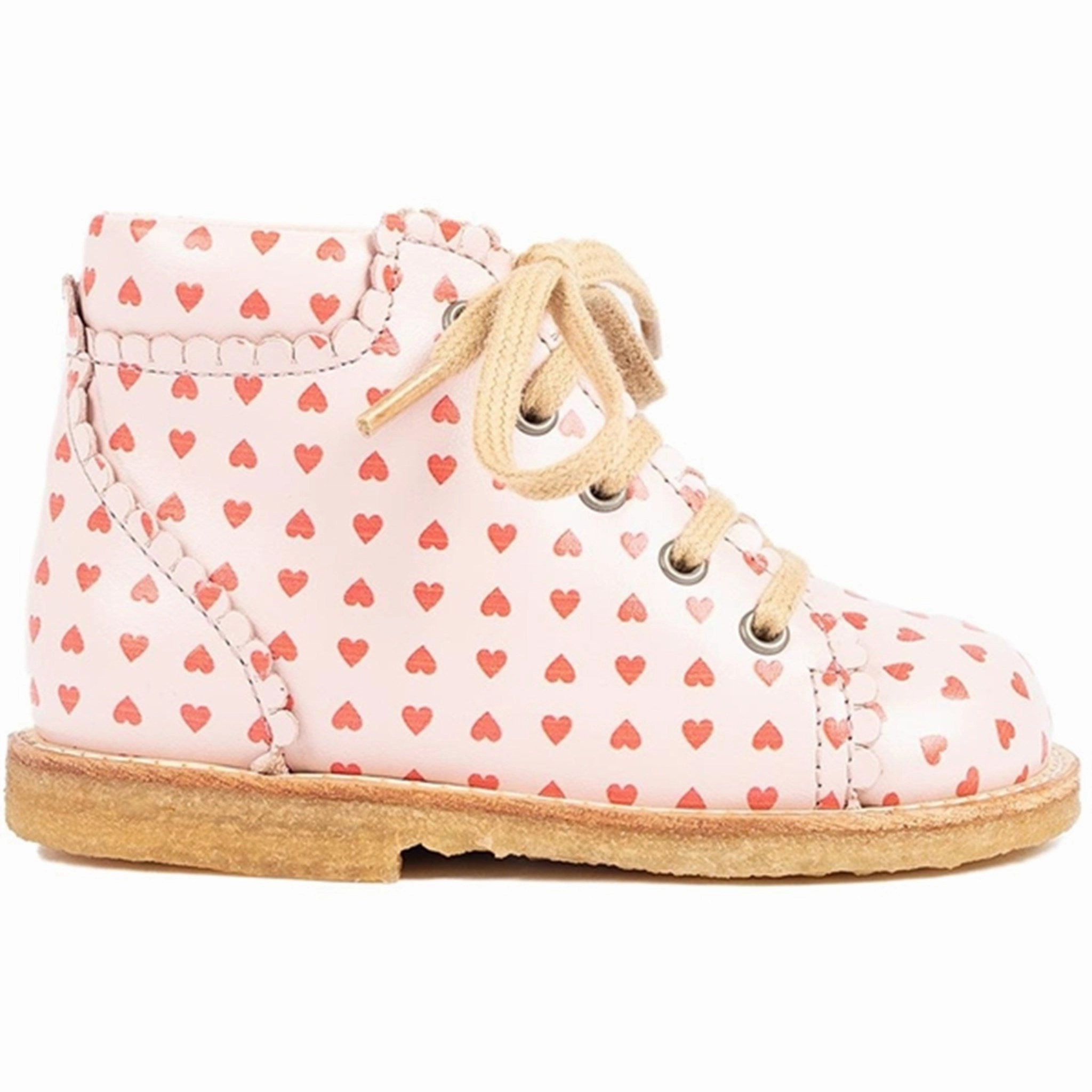 Angulus Shoes With Laces Pale Rose Live Light Bold Comfort
