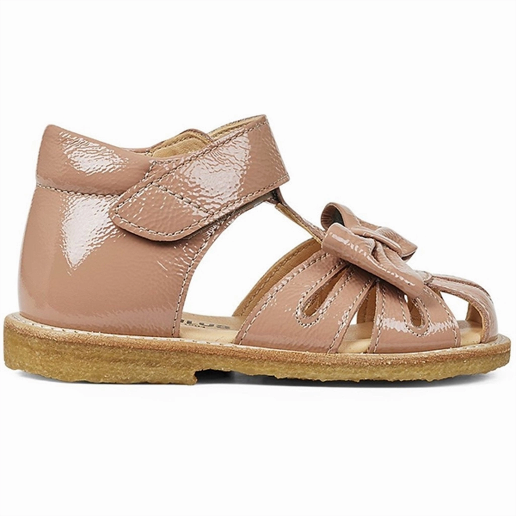 Cool Fit System Flow-Forward Gear Angulus Starter Sandal W. Bow And Velcro Dark Peach