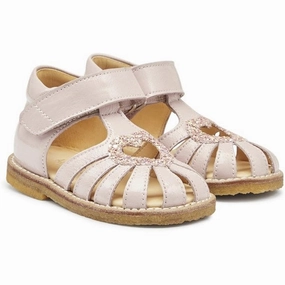 Angulus Starter Sandals Pale Rose/Rose Glitter Crafted Minimal Utility In Style
