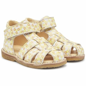 Move-Ready Looks Future Layers Angulus Starter Sandals Yellow Flower Print