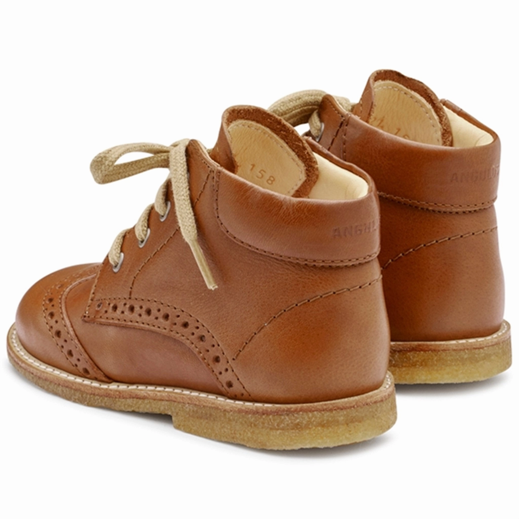 Angulus Starter Shoe W. Laces Cognac Multi-Wear Outfit Essentials, Upgraded