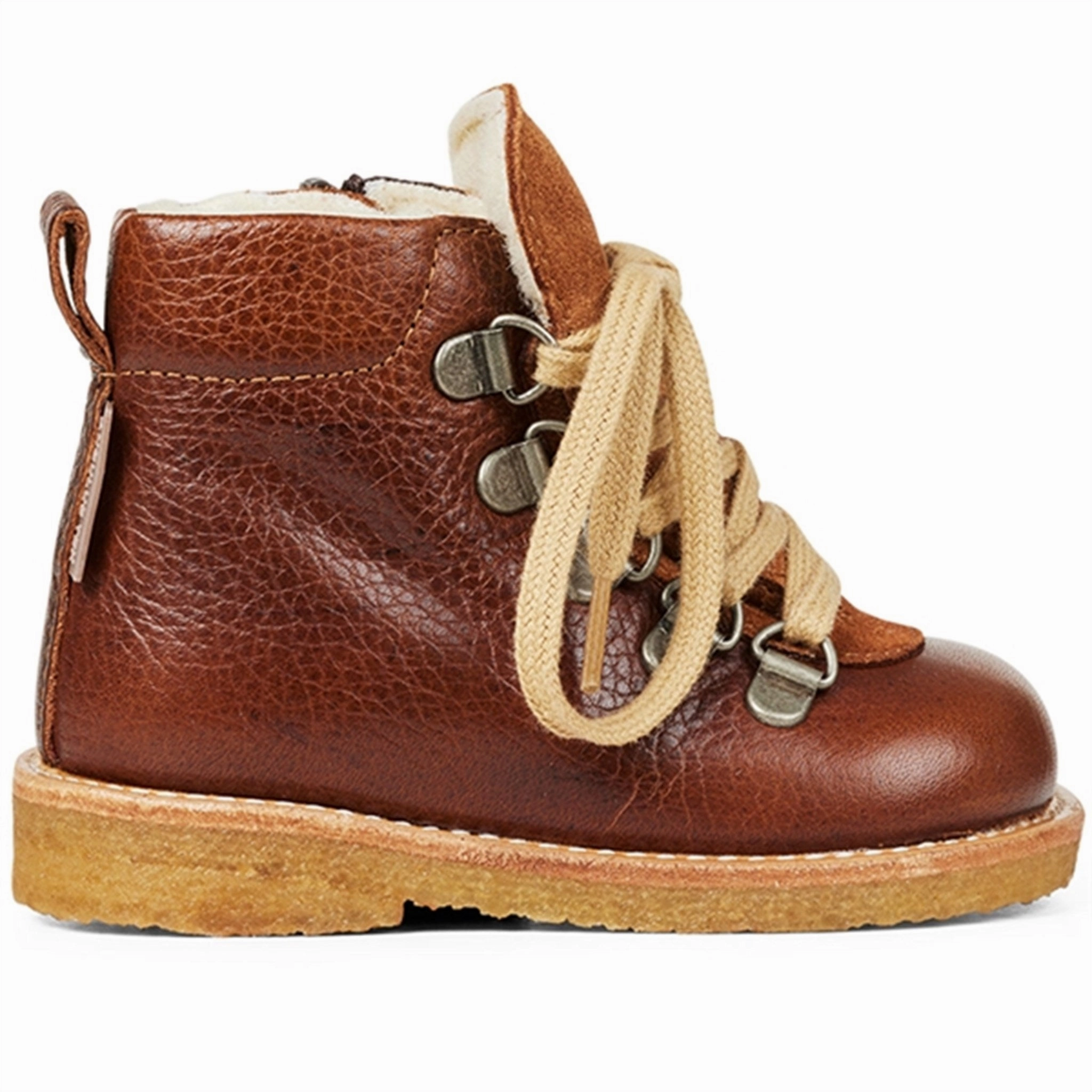 Angulus Starter Tex Boots With Lace & Zipper Cognac/Cognac Beyond The Basics