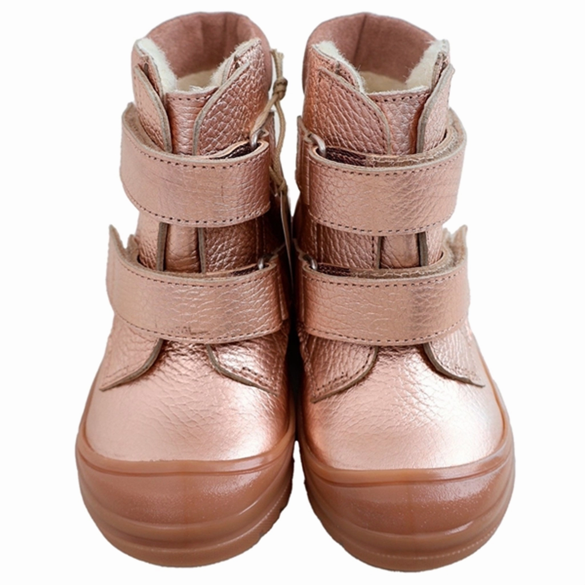 Angulus Starter Tex Boots With Velco Ligth Copper/Pale Mauve Minimal Mood Design Under Control