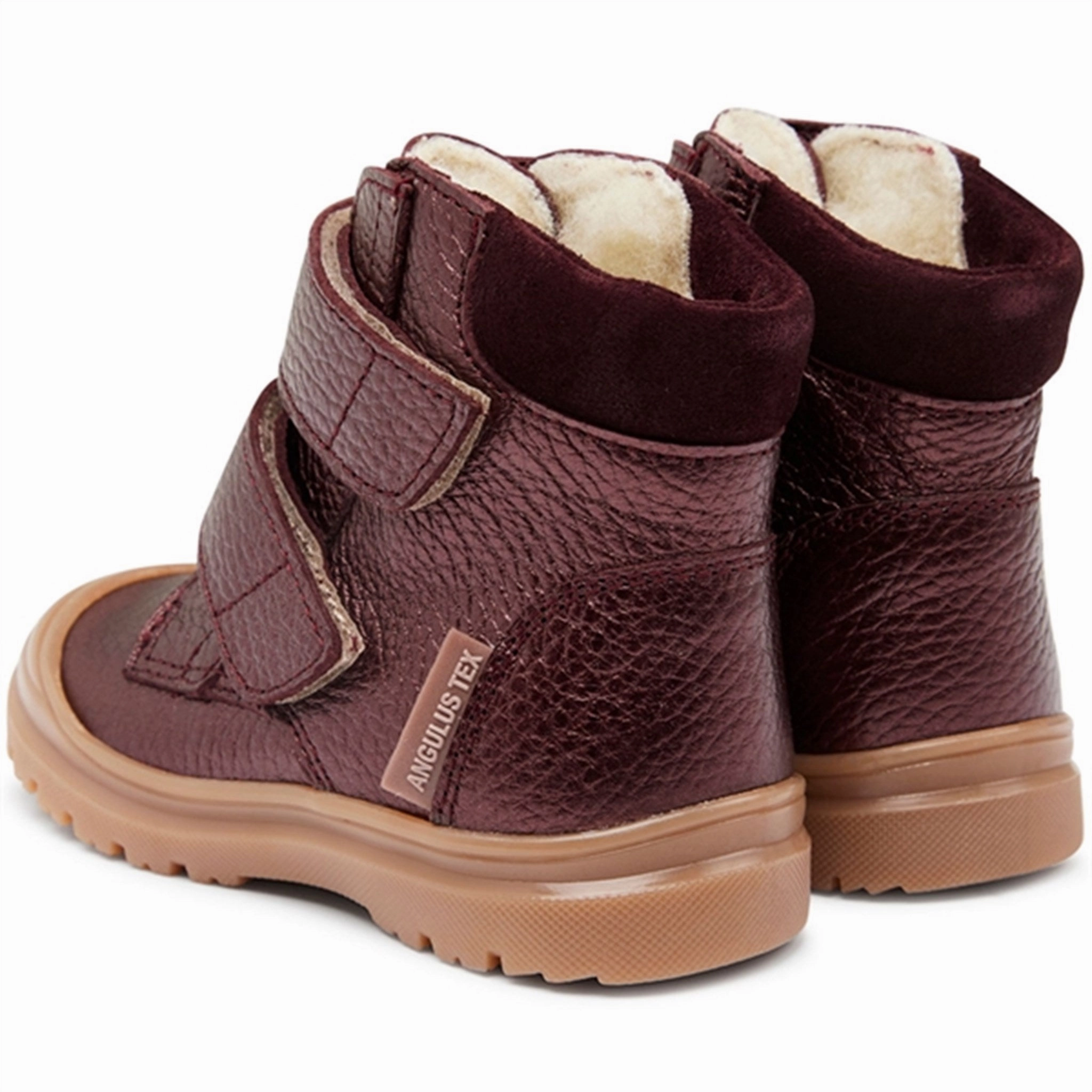 Angulus Starter Tex Boots With Velcro Bordeaux Shine/Bordeaux Movement Uniform
