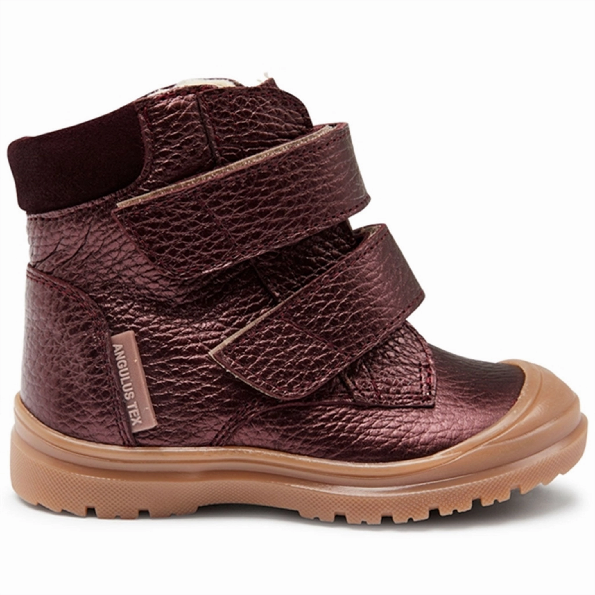 Angulus Starter Tex Boots With Velcro Bordeaux Shine/Bordeaux Refined Feel Core Function