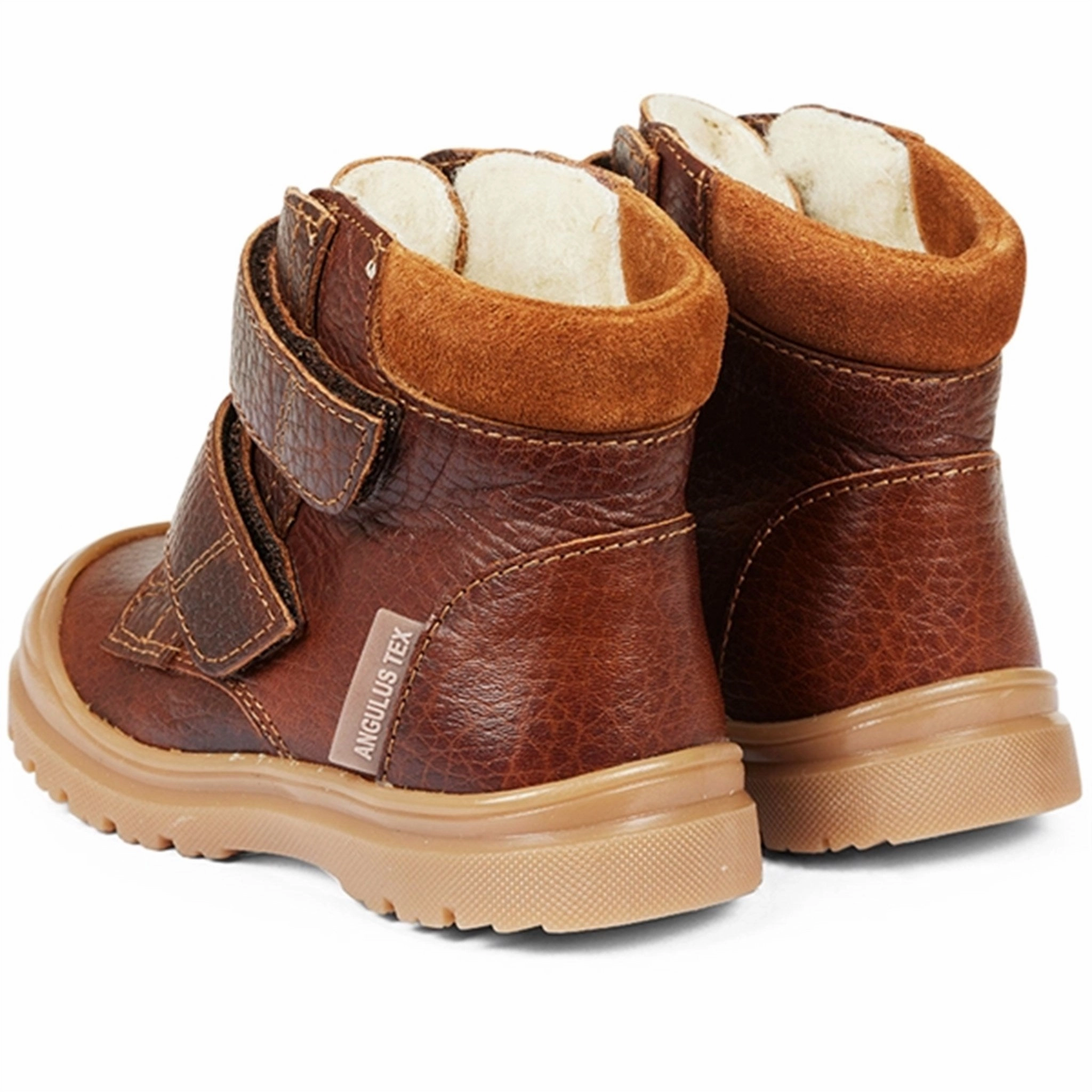 Adapted Living Modular Minimalism Angulus Starter Tex Boots With Velcro Cognac/Cognac