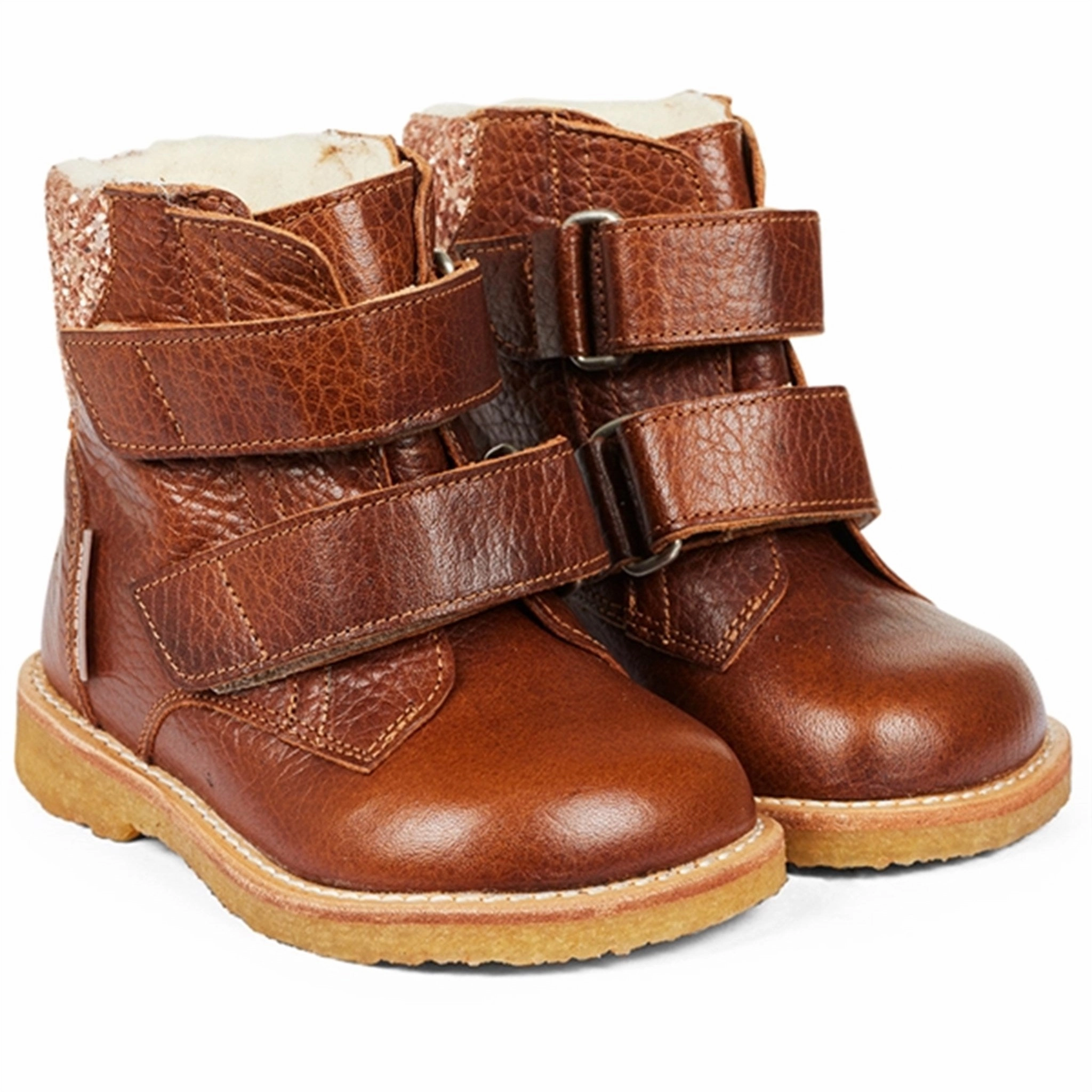 Next-Level Casual Street Clarity Angulus Starter Tex Boots With Velcro Cognac/Maple
