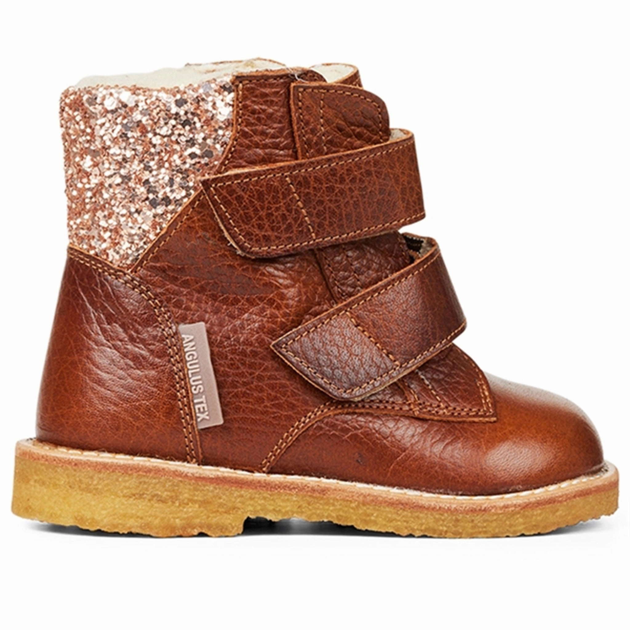 Daily Designwear Angulus Starter Tex Boots With Velcro Cognac/Maple