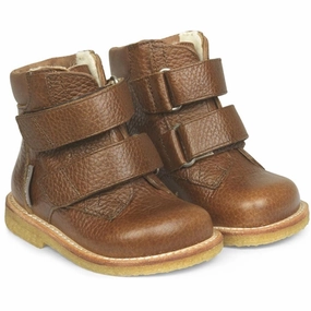 Everyday Sleek Fluid Design Angulus Starter Tex Boots With Velcro Medium Brown/Dark Cognac