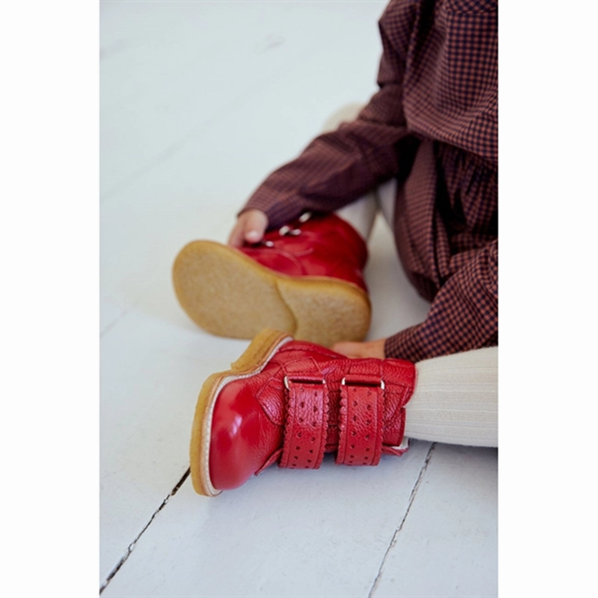 Angulus Starter Tex Boots With Velcro Red Pulse Of The City Lifestyle Modular