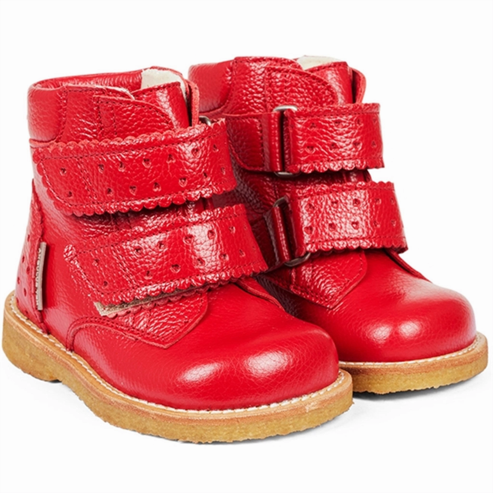 Angulus Starter Tex Boots With Velcro Red Essentials, Redesigned Layered Living