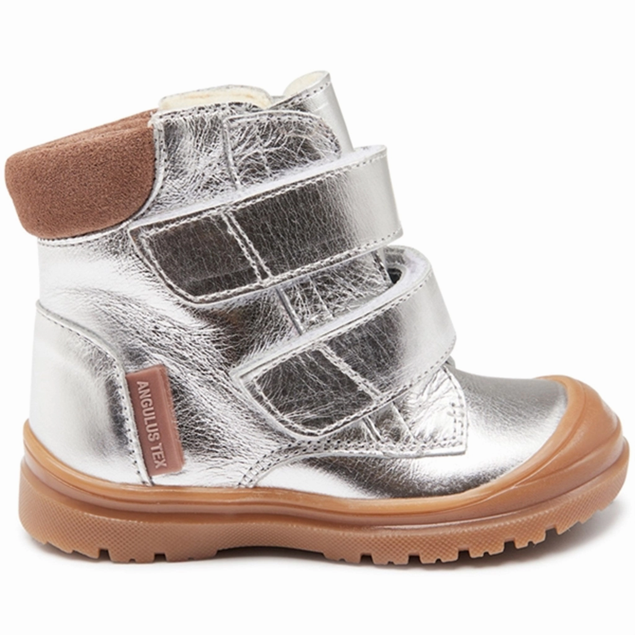 City Rhythm Modular Wear Angulus Starter Tex Boots With Velcro Silver/Pale Mauve