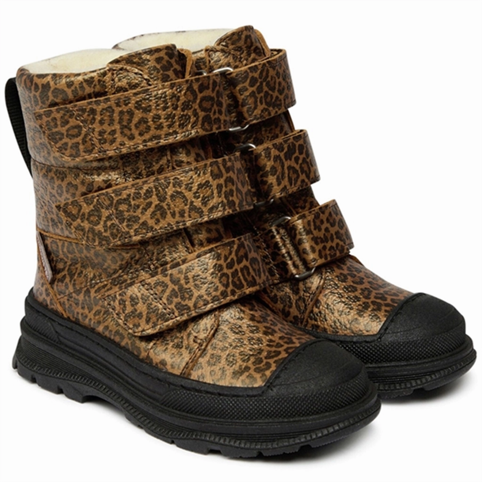 Angulus Tex-Boots W Velcro And Wool Lining Brown Leo City-Flex Quiet Statement