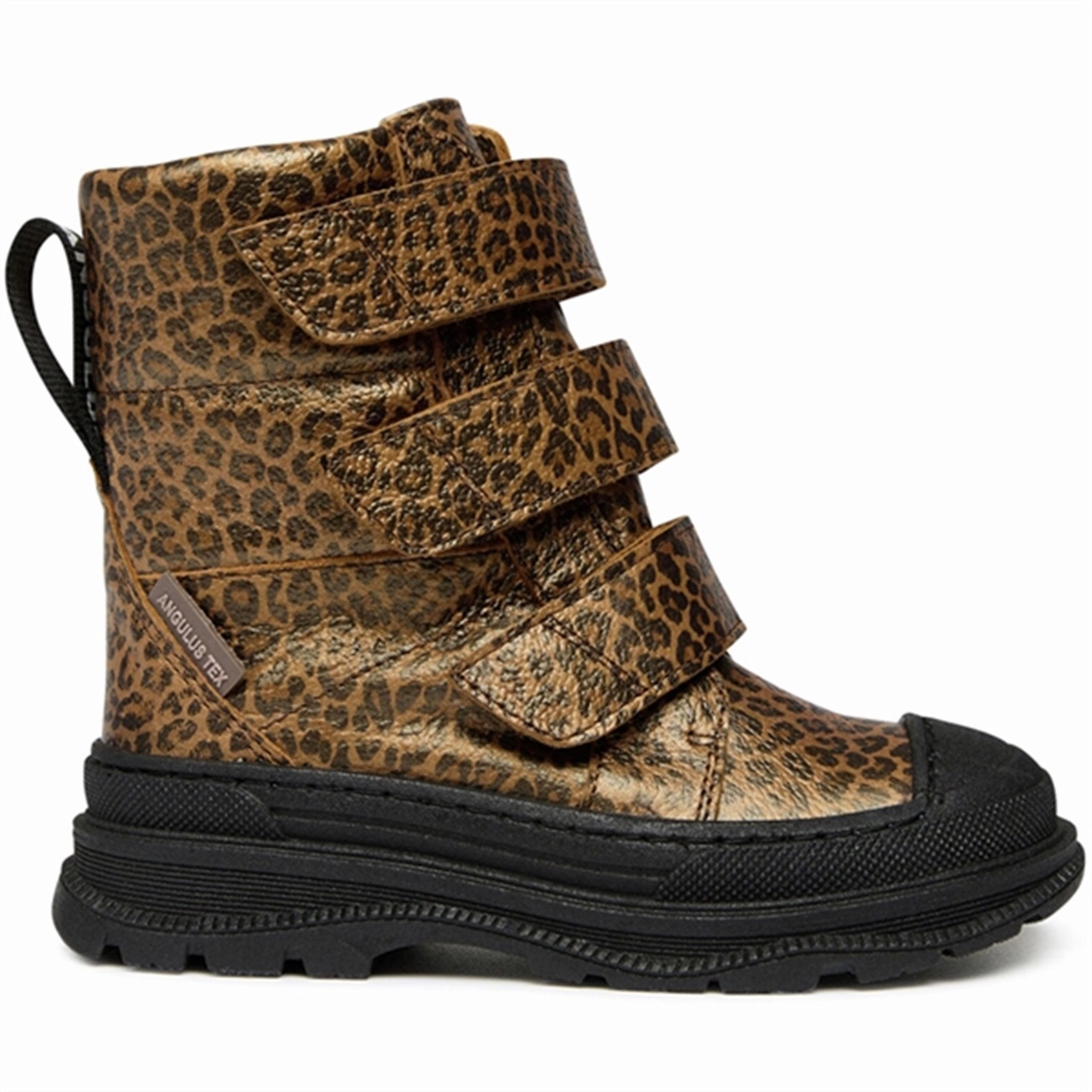 Angulus Tex-Boots W Velcro And Wool Lining Brown Leo Adapted Living