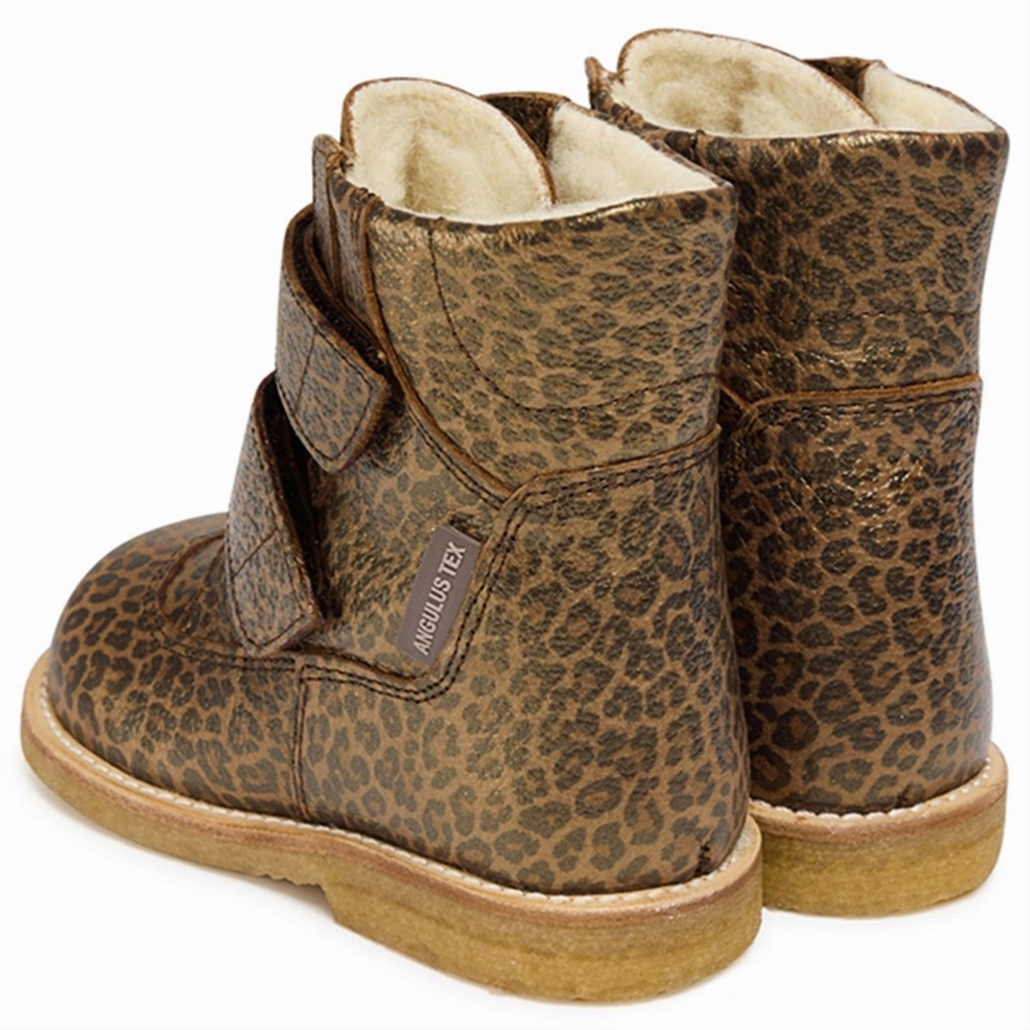Designed To Shift Angulus Tex Boots W Velcro Brown Leo