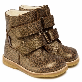Angulus Tex Boots W Velcro Brown Leo Gear For Today