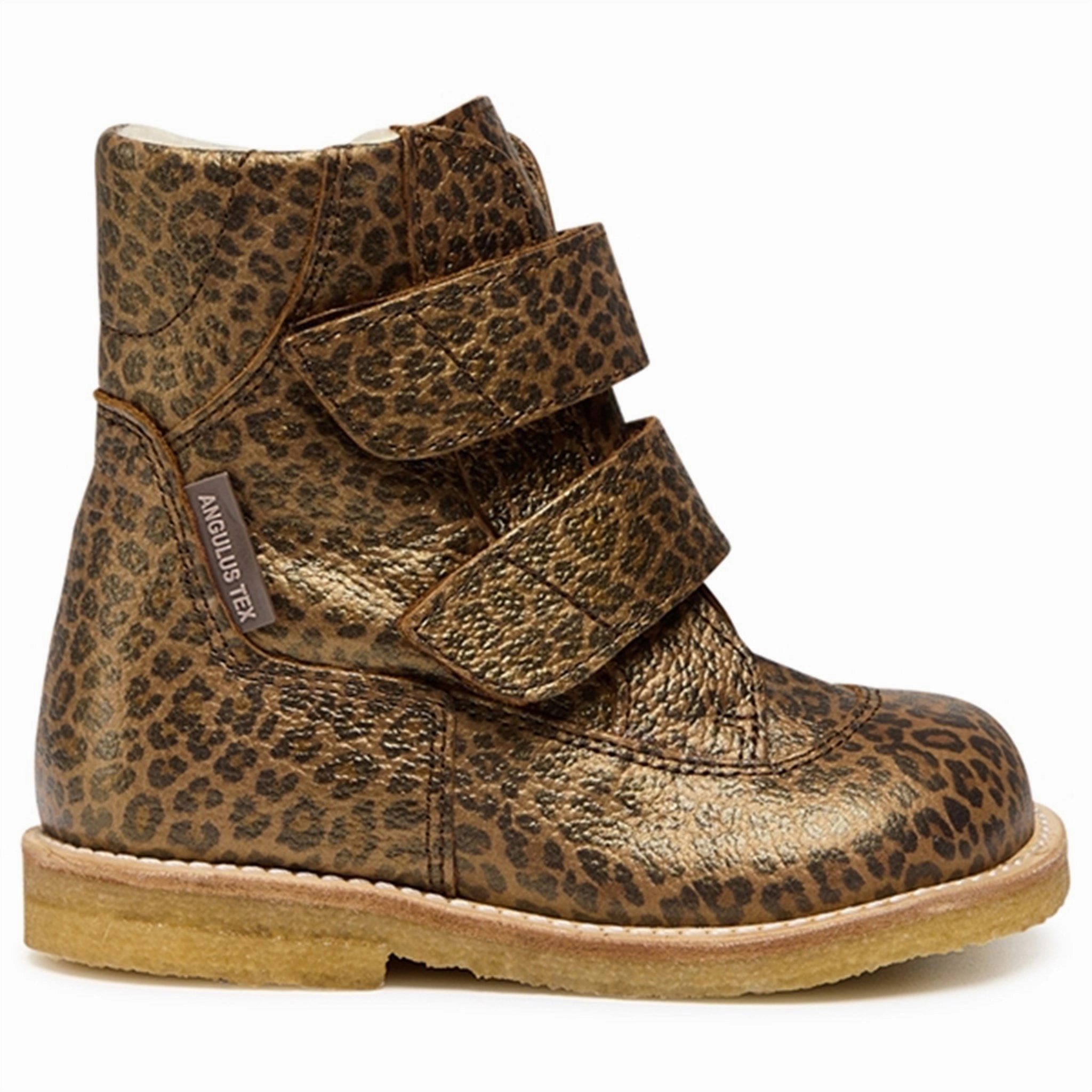 Flow In Motion Motion In Mind Angulus Tex Boots W Velcro Brown Leo