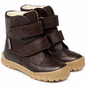 Designed For Lifestyle Refined Comfort Angulus Tex Boots W Velcro Dark Brown