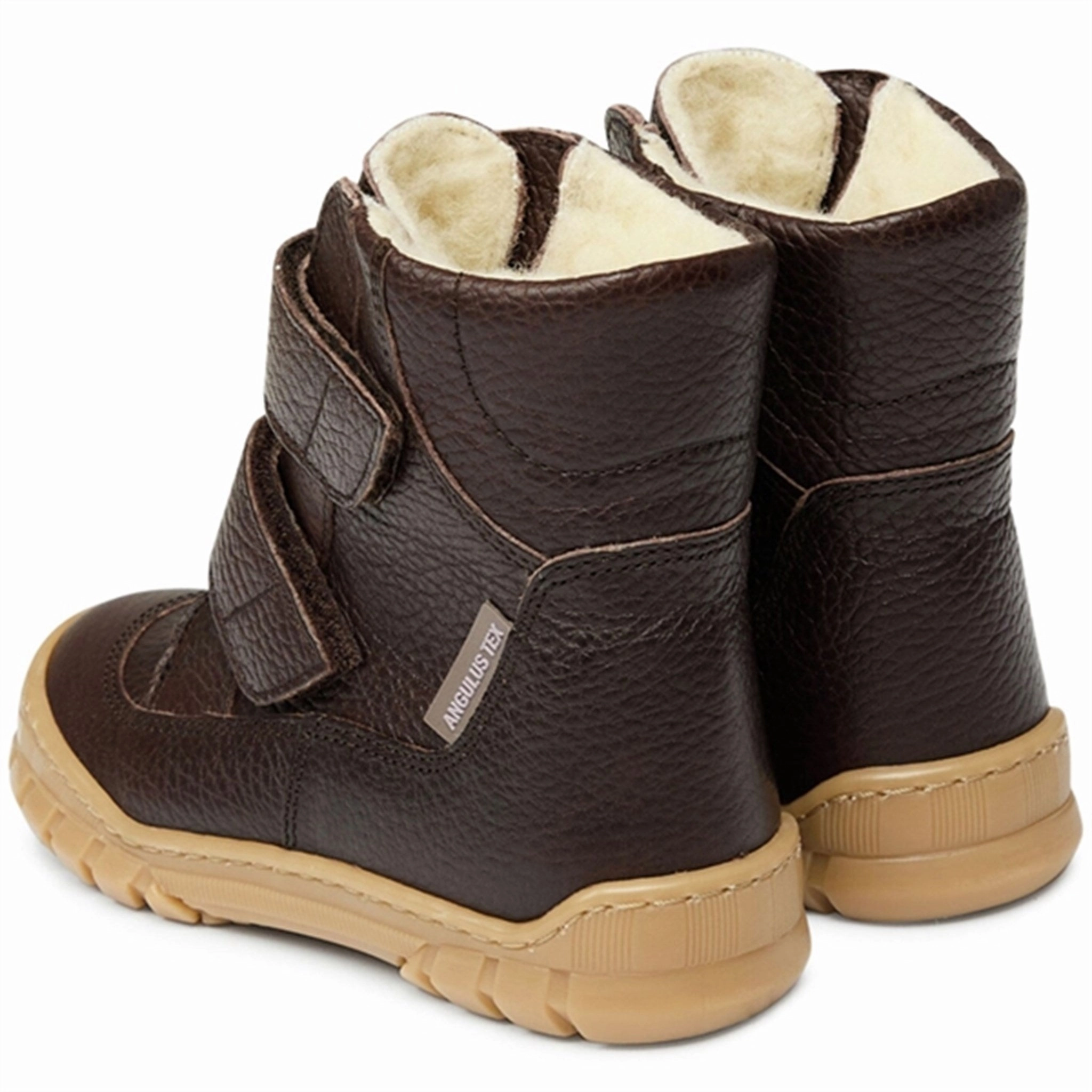 Quiet Attitude Movement Layers Angulus Tex Boots W Velcro Dark Brown