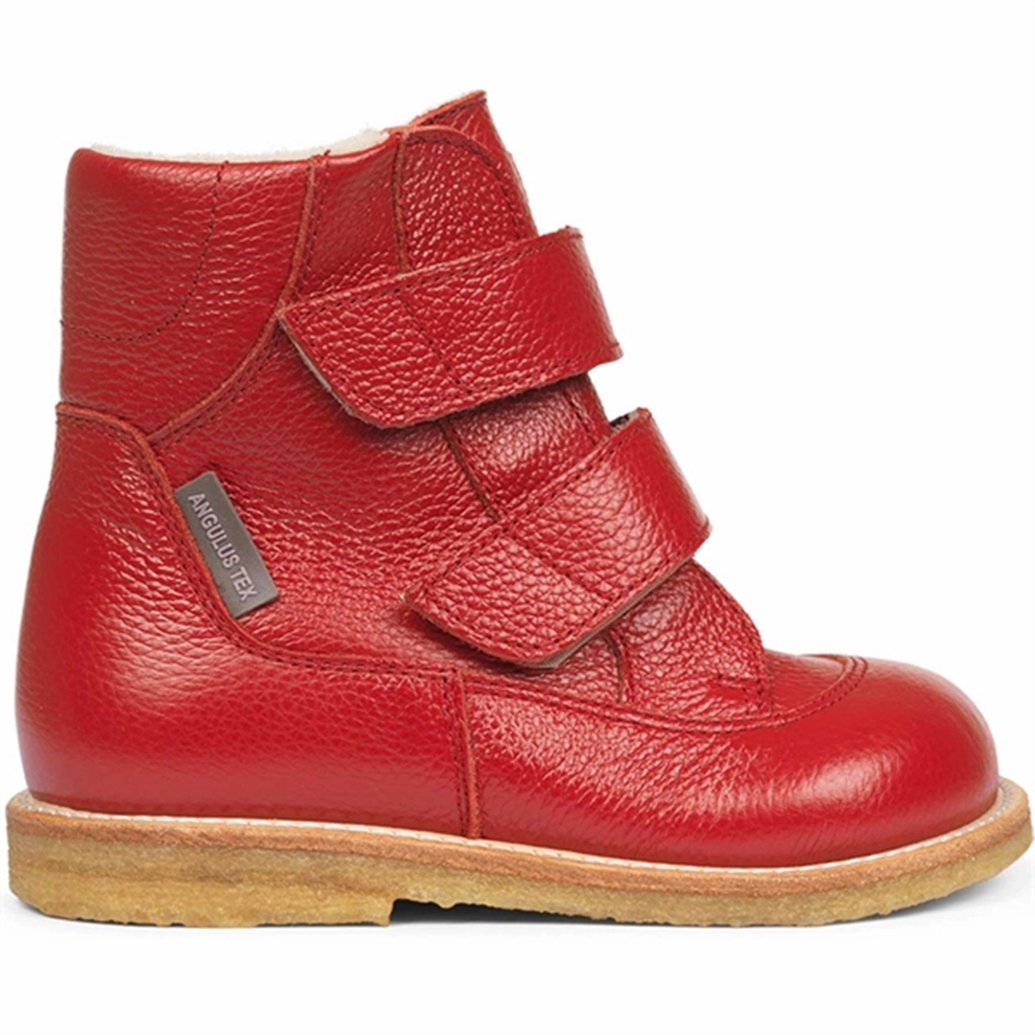 Angulus Tex Boots W. Velcro Dark Red 2134-101-2568 Minimal Movement