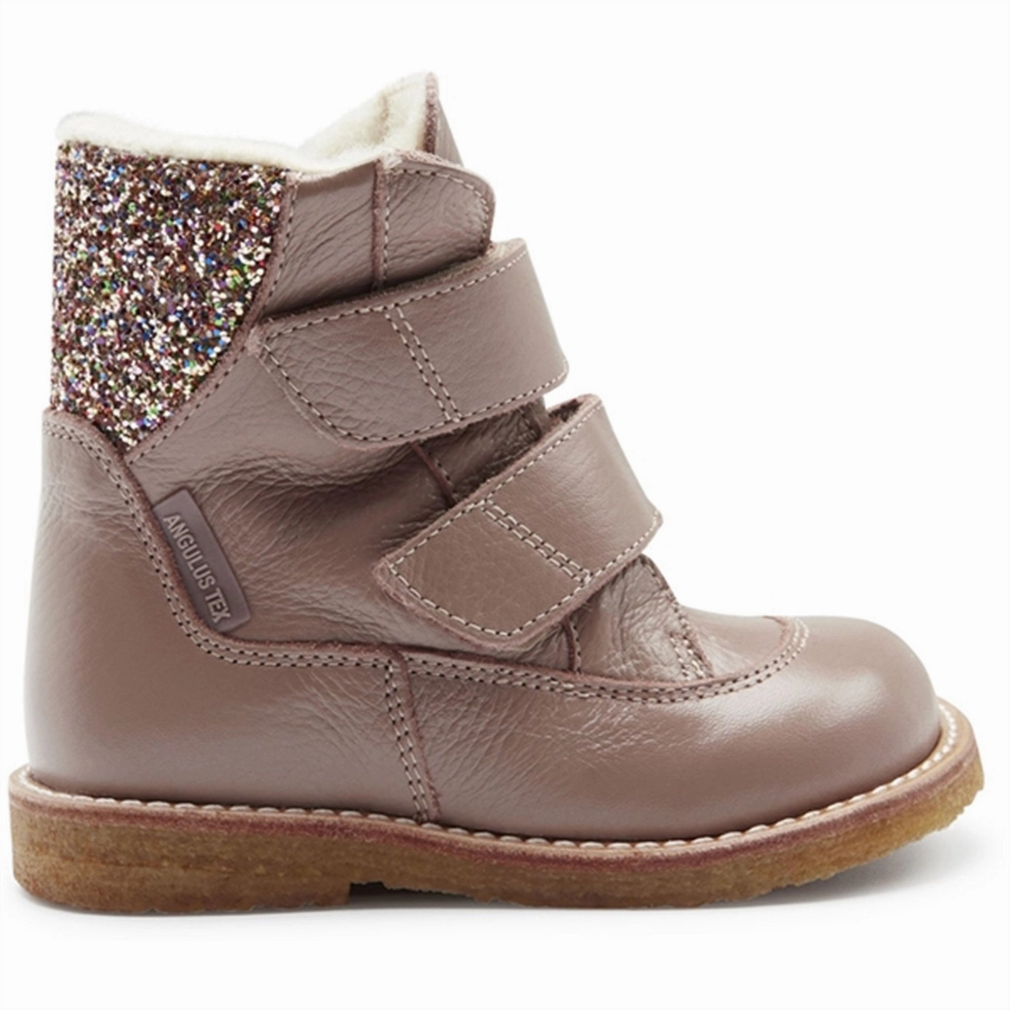 Angulus Tex-Boots With Velcro Make Up/Multi Glitter Crafted Balance