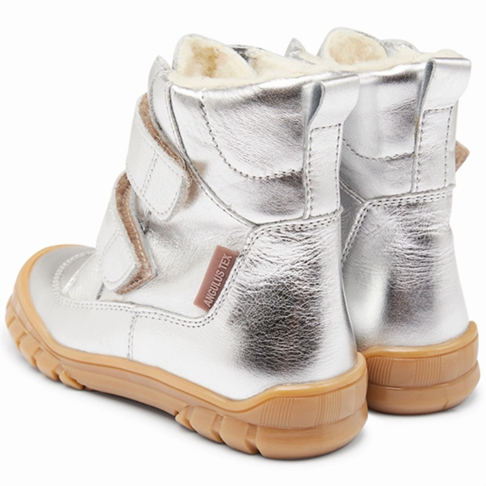 Wear Your World Angulus Tex-Boots With Velcro Silver