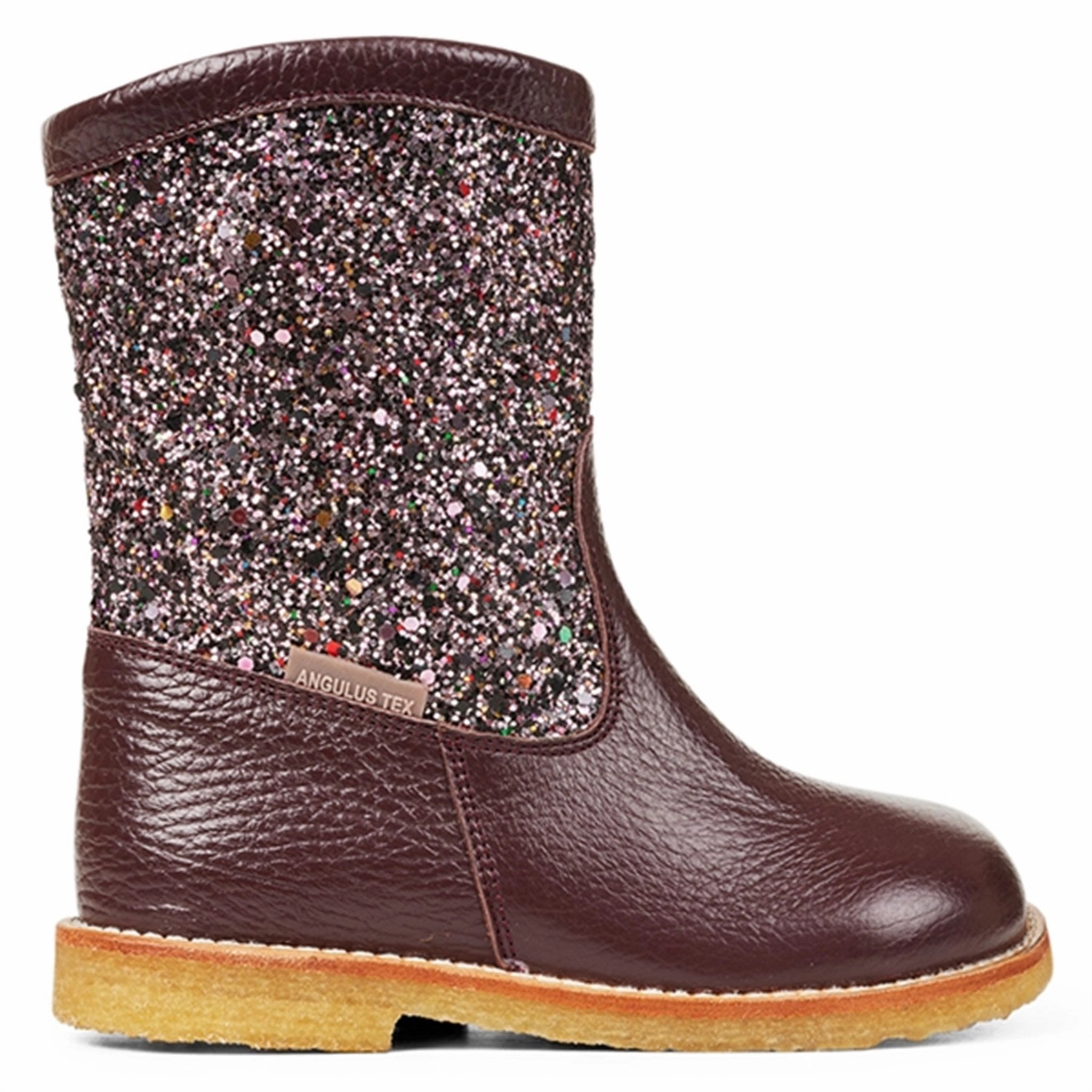 Your Move Gear Angulus Tex Boots With Zipper Bordeaux/Bordeaux Multi Glitter