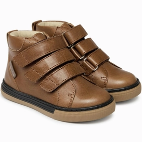 Angulus Tex Sneaker W Velcro Nougat Motion-Wear Daily Urban Focus