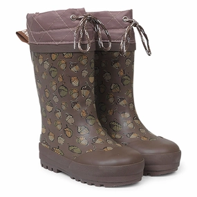 Layer Light Angulus Thermo Rubber Boots Acorn Print