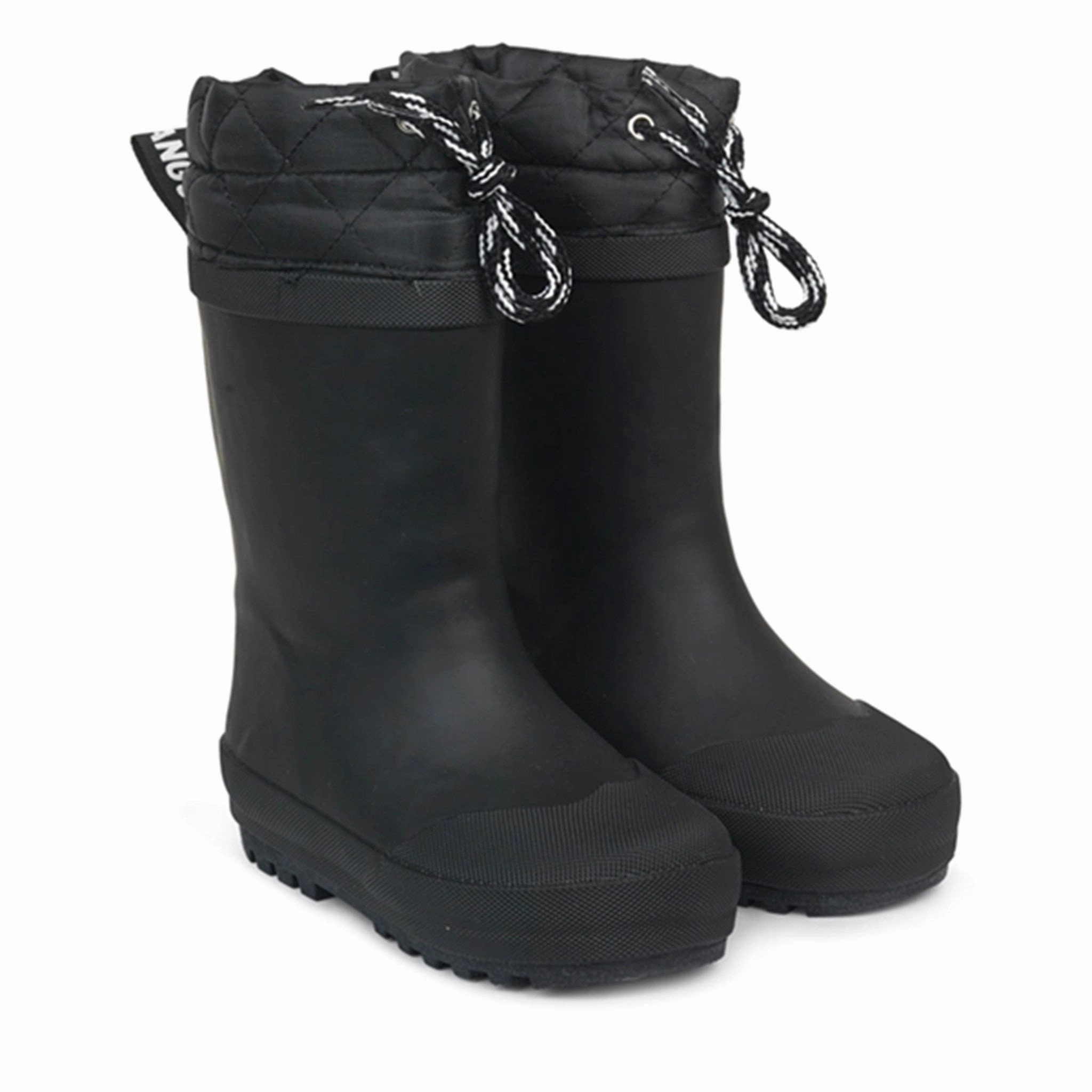 Relaxed Motion Soft Structure Angulus Thermo Rubber Boots Black