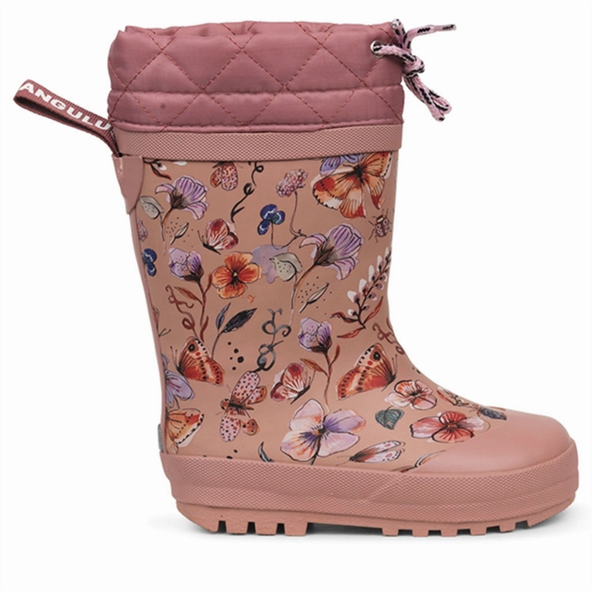 Angulus Thermo Rubber Boots Butterfly Print Precision In Style Adaptive Style