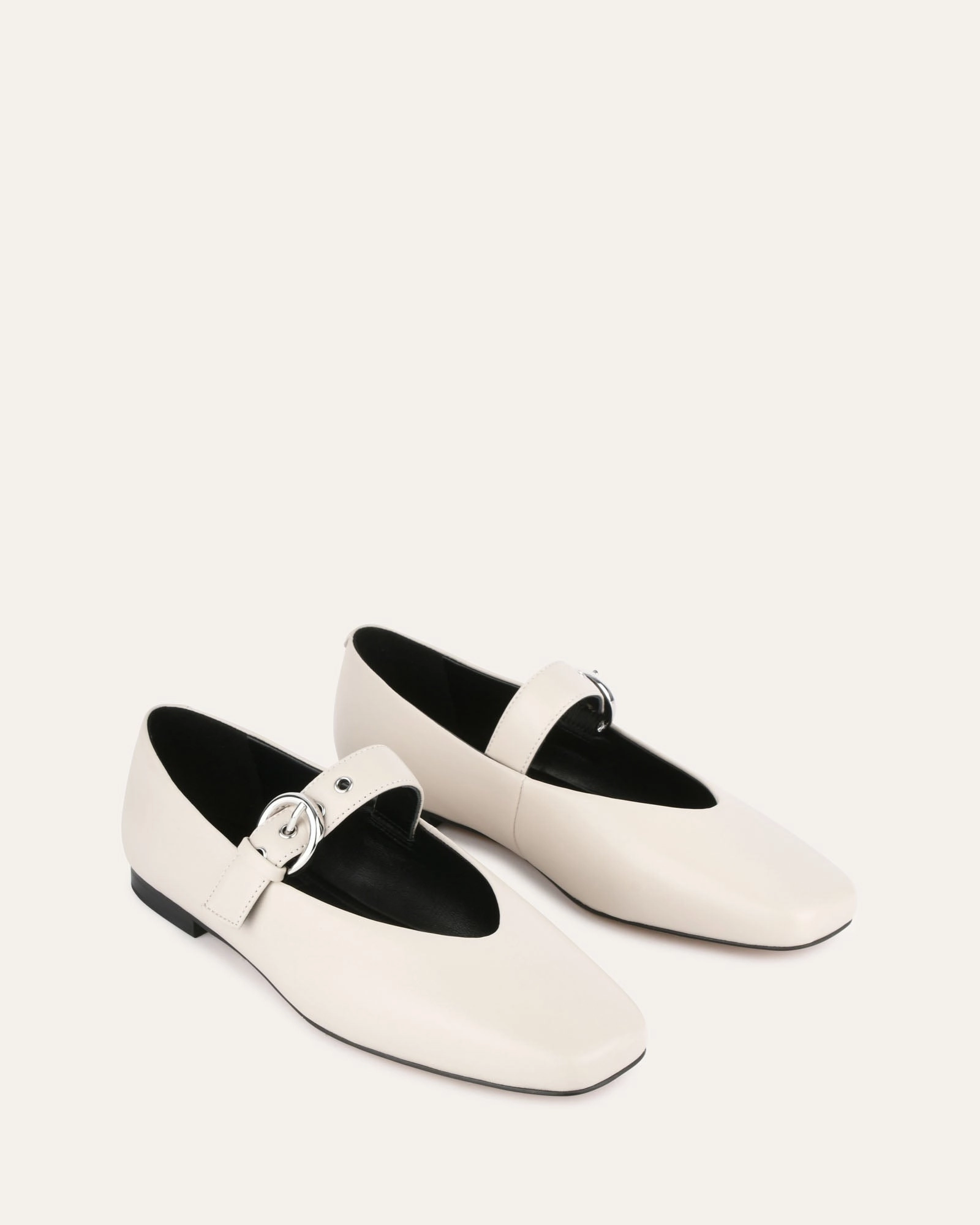 Layer-Easy Timeless Motionwear Annabelle Casual Flats Bone Leather