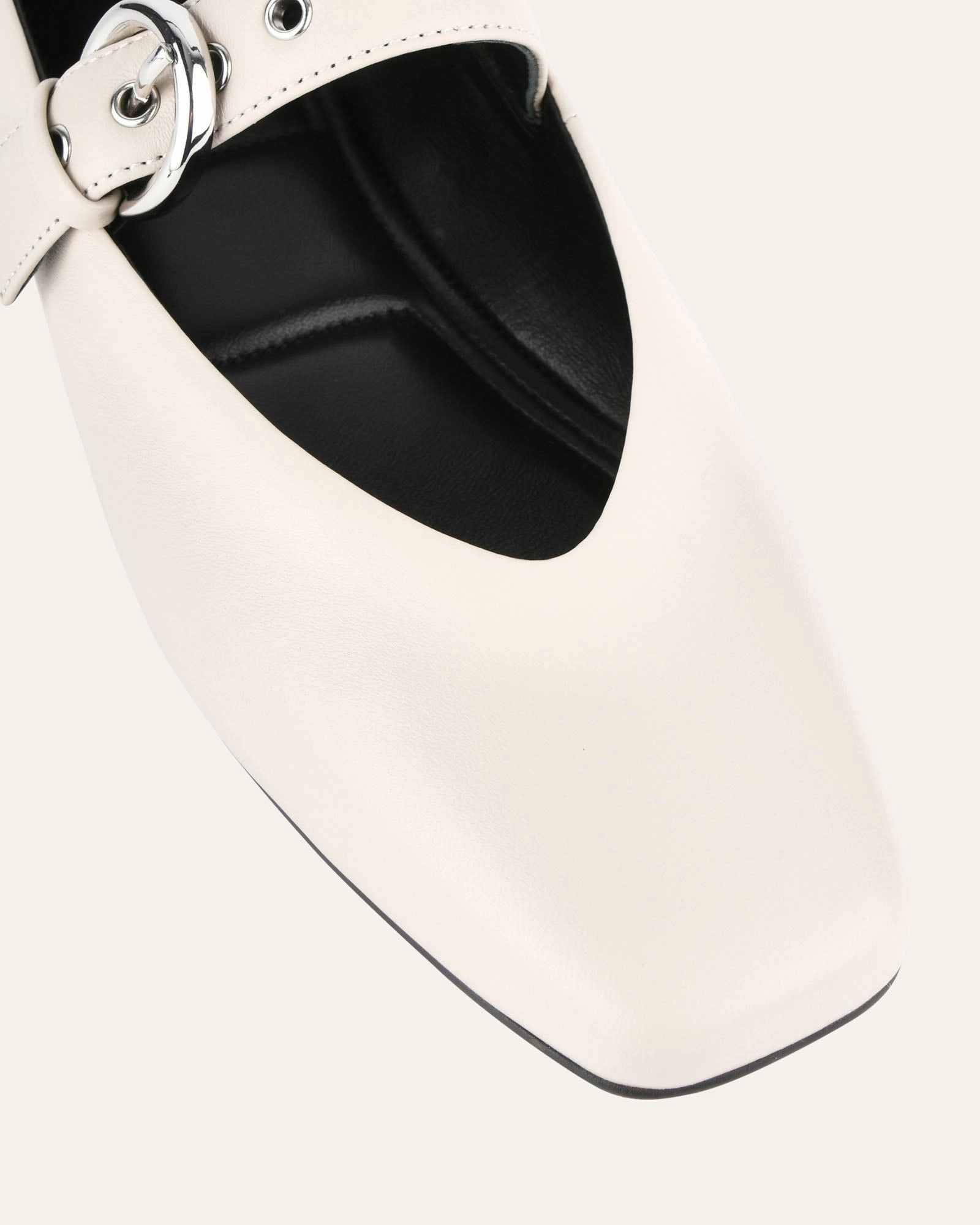 Annabelle Casual Flats Bone Leather City State