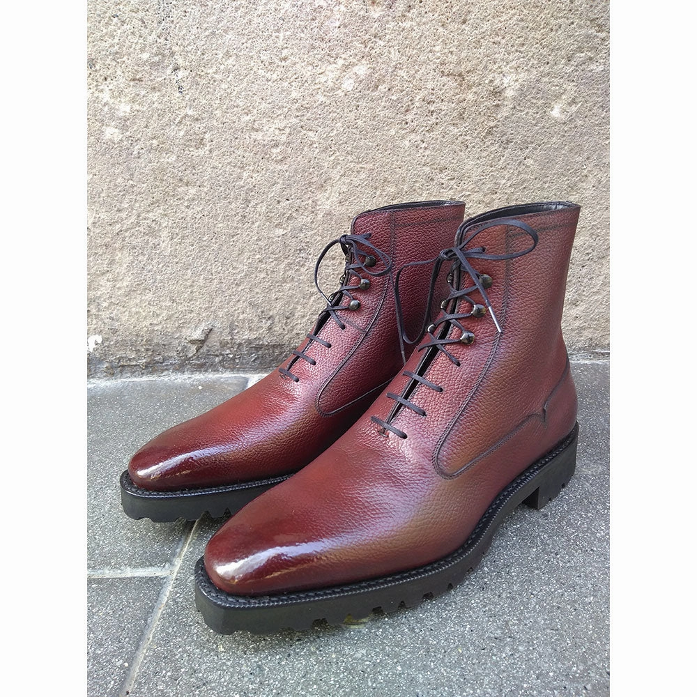 Antonio Balmoral Boot Mto - Rordeaux Handmade Patina Essential Rhythm