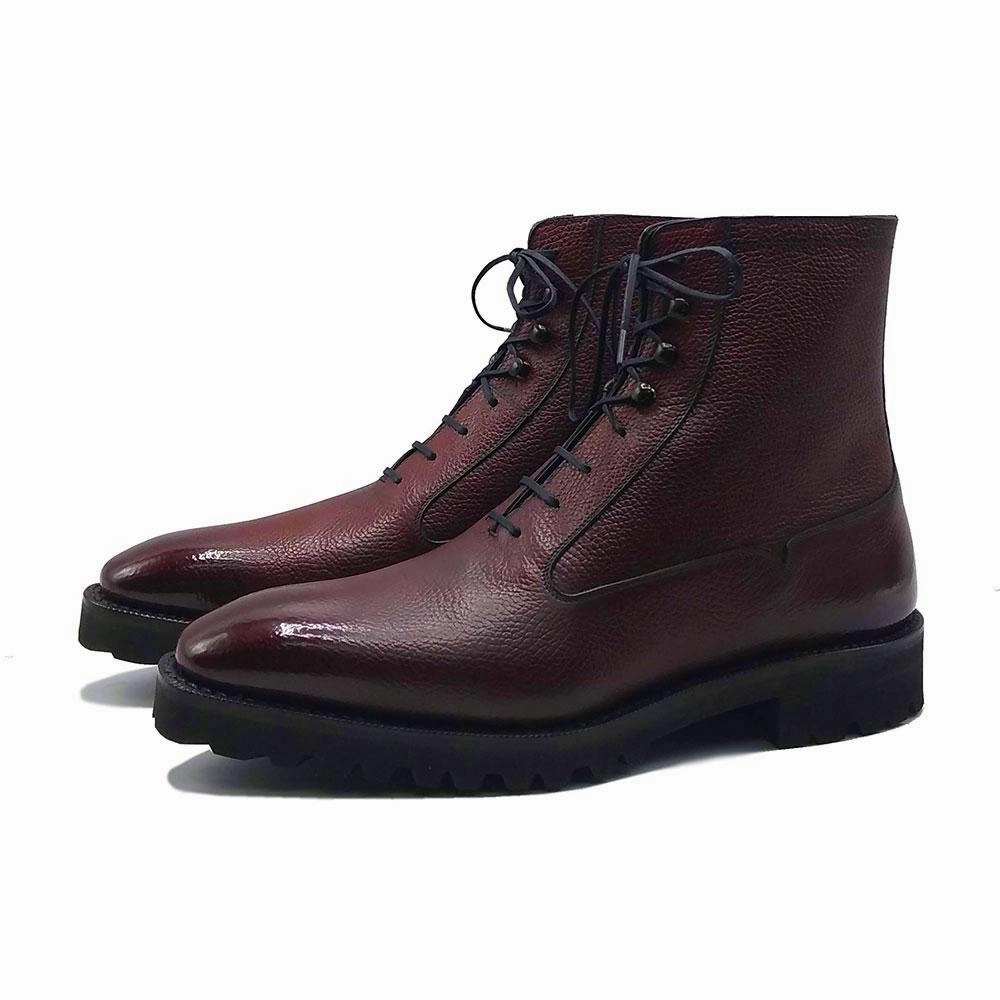 Antonio Balmoral Boot Mto - Rordeaux Handmade Patina Comfort-Driven