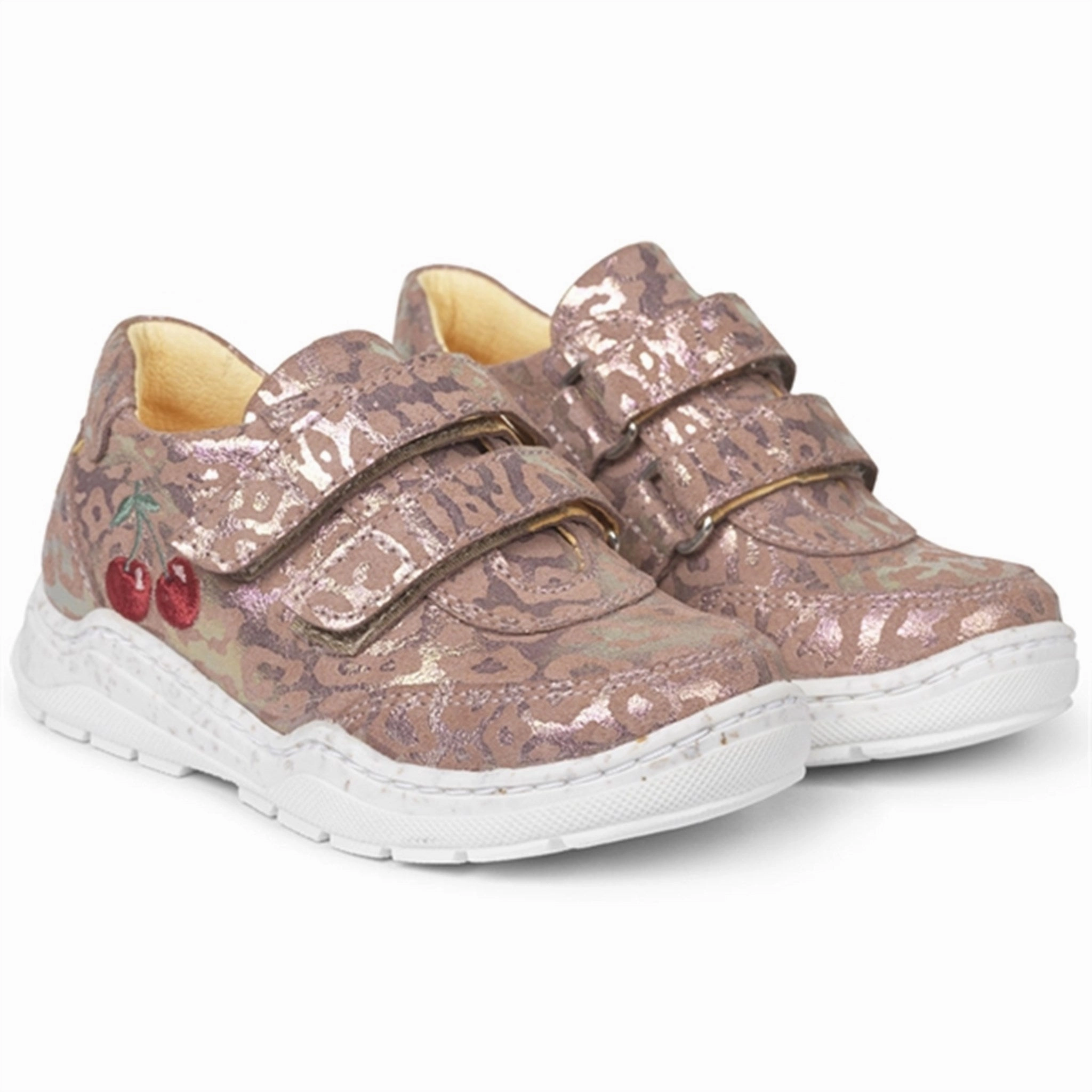 Angulus Sneakers Velcro Leo Rosa 3371-101-7582-2253 Cool Tones Move With Purpose