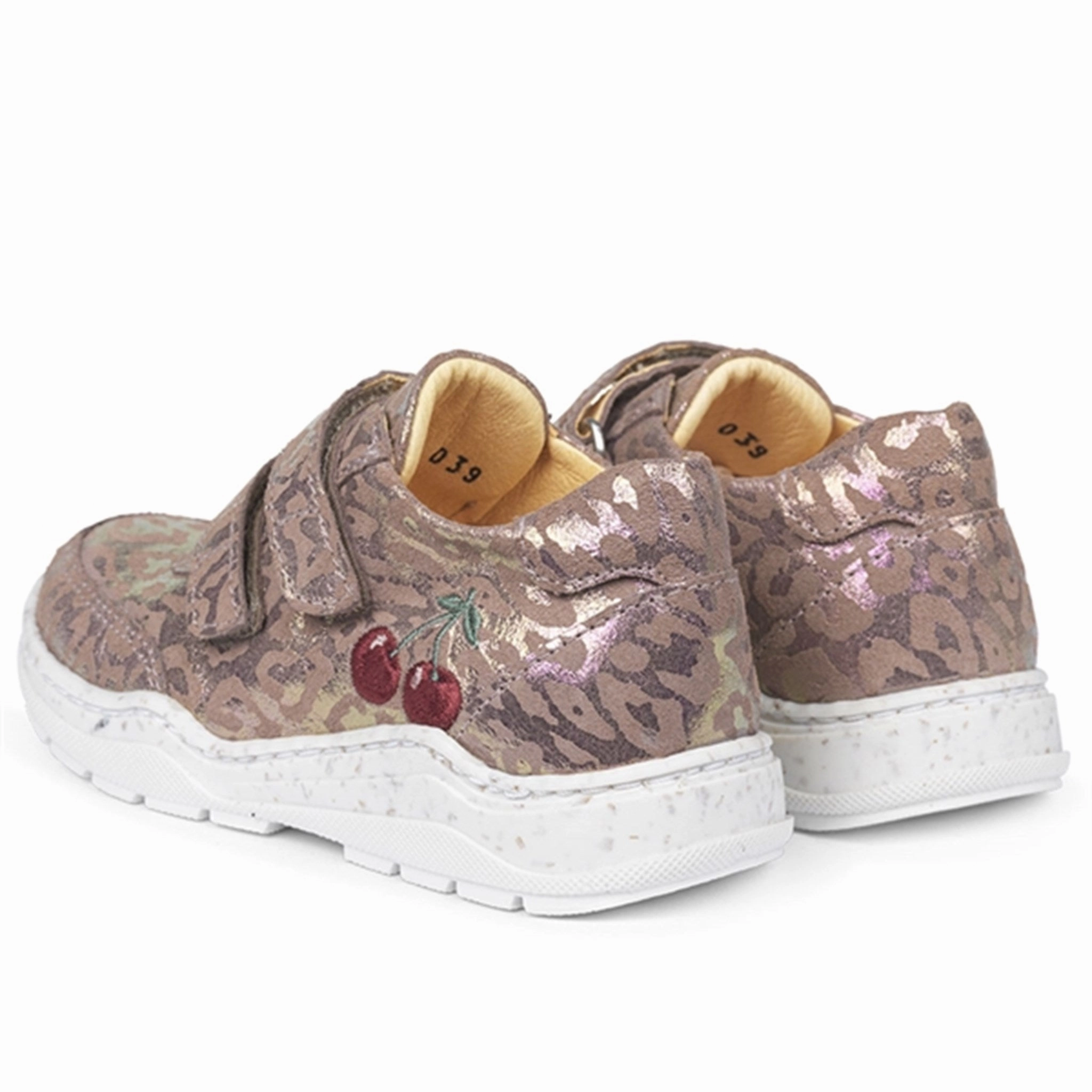 Dynamic Balance Feel-Based Fashion Angulus Sneakers Velcro Leo Rosa 3371-101-7582-2253