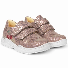 Angulus Sneakers Velcro Leo Rosa 3371-101-7582-2253 Cool Tones Move With Purpose