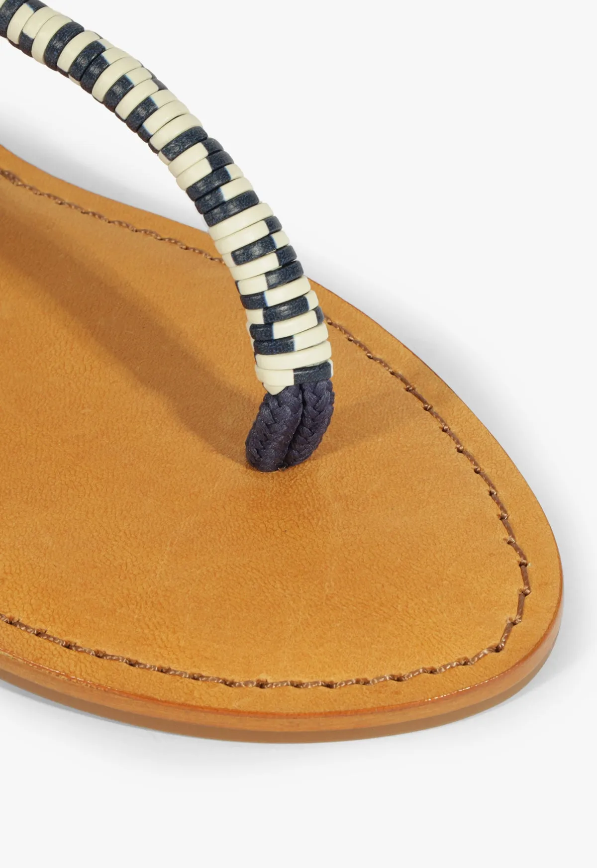 Precision Layers Claire Blue Flat Sandal
