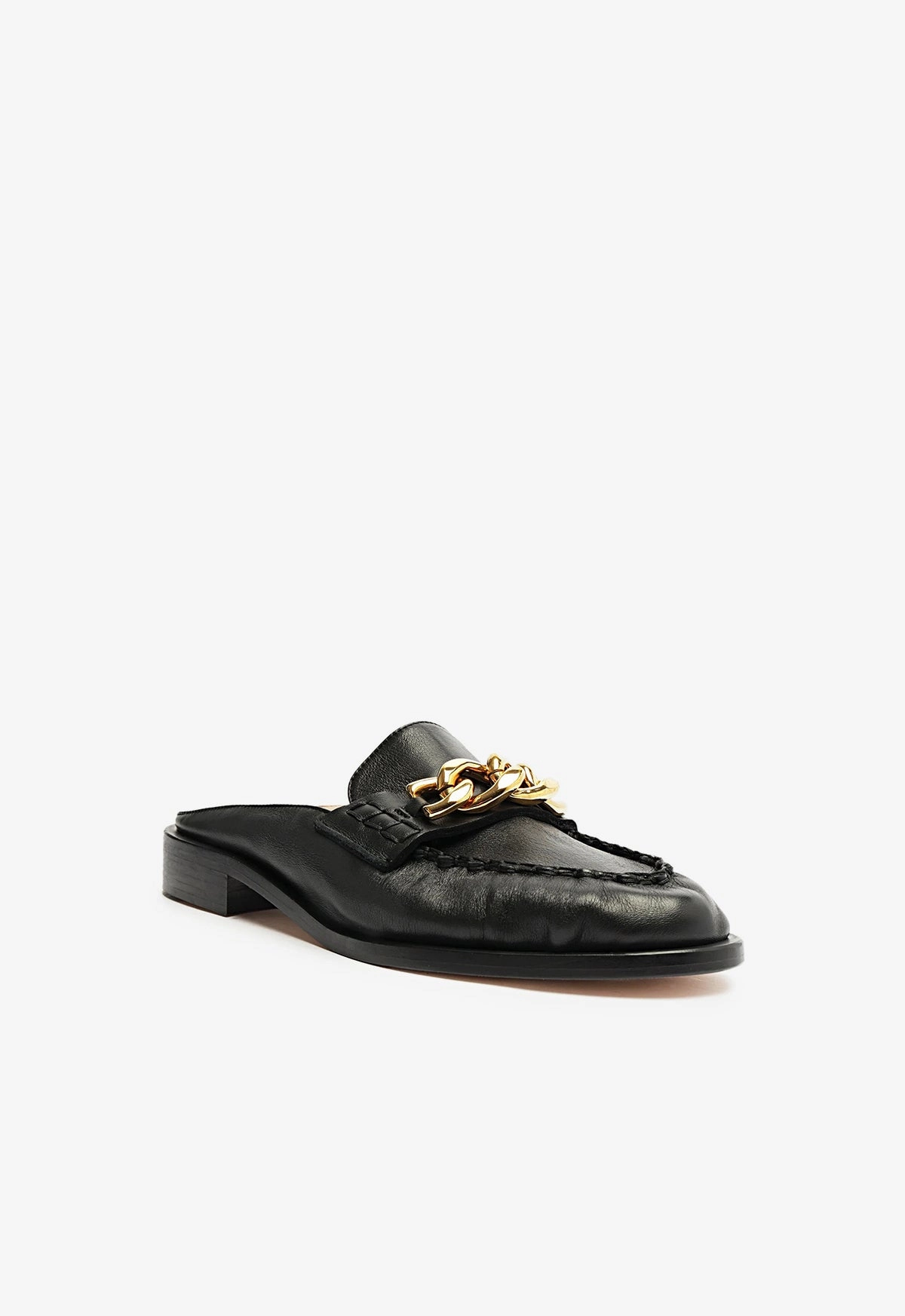 Integrated Lifestyle Precision Lifestyle Luca Chain Leather Flat