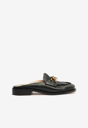 Your Core Layer Multi-Context Style Luca Chain Leather Flat