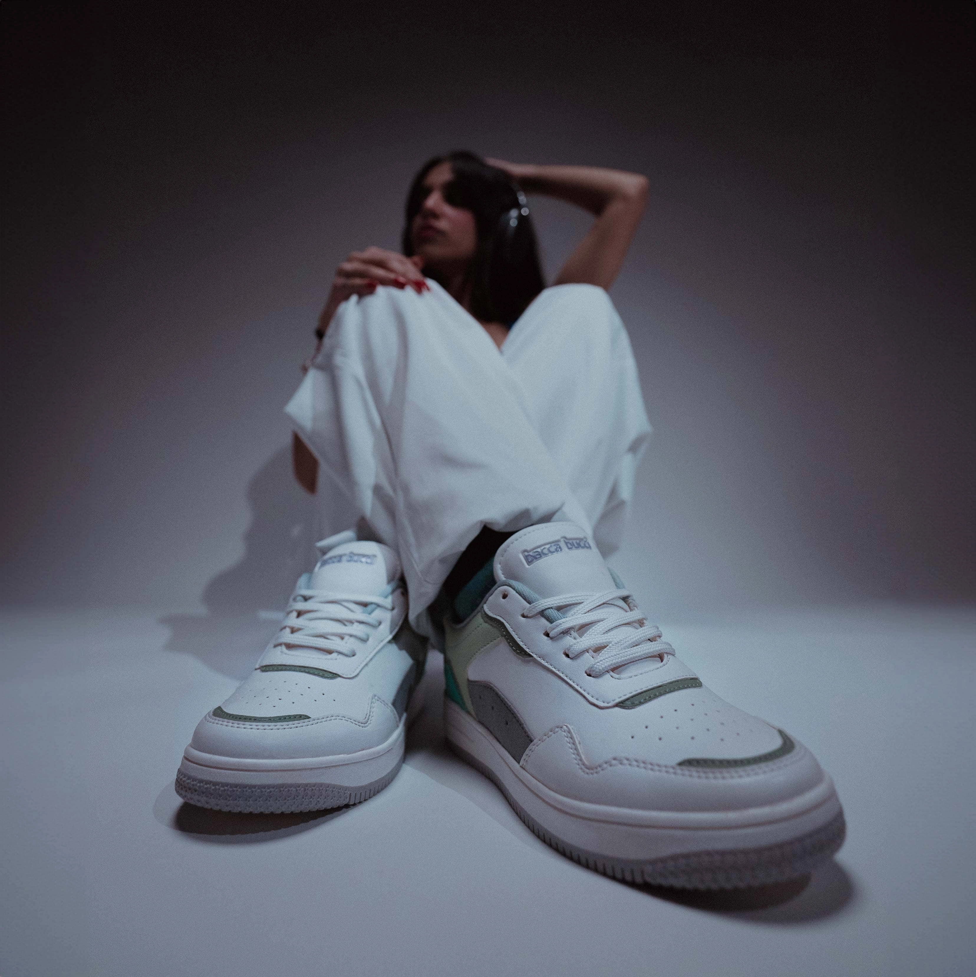 Bacca Bucci Lucy Low-Top Flat Sole Sneakers For Women Constant Vibe Iconic Minimalism