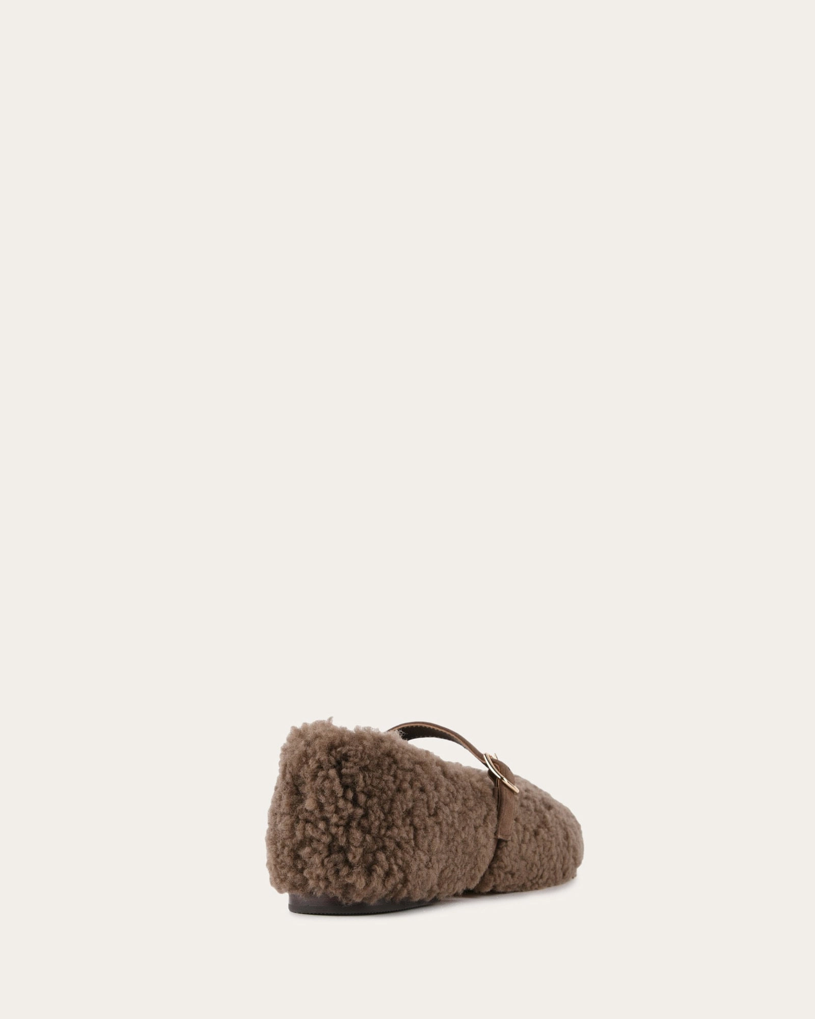 Motion-Minded Future-Ready Looks April Casual Flats Taupe Shearling